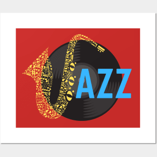 JAZZ JAZZ JAZZ Posters and Art